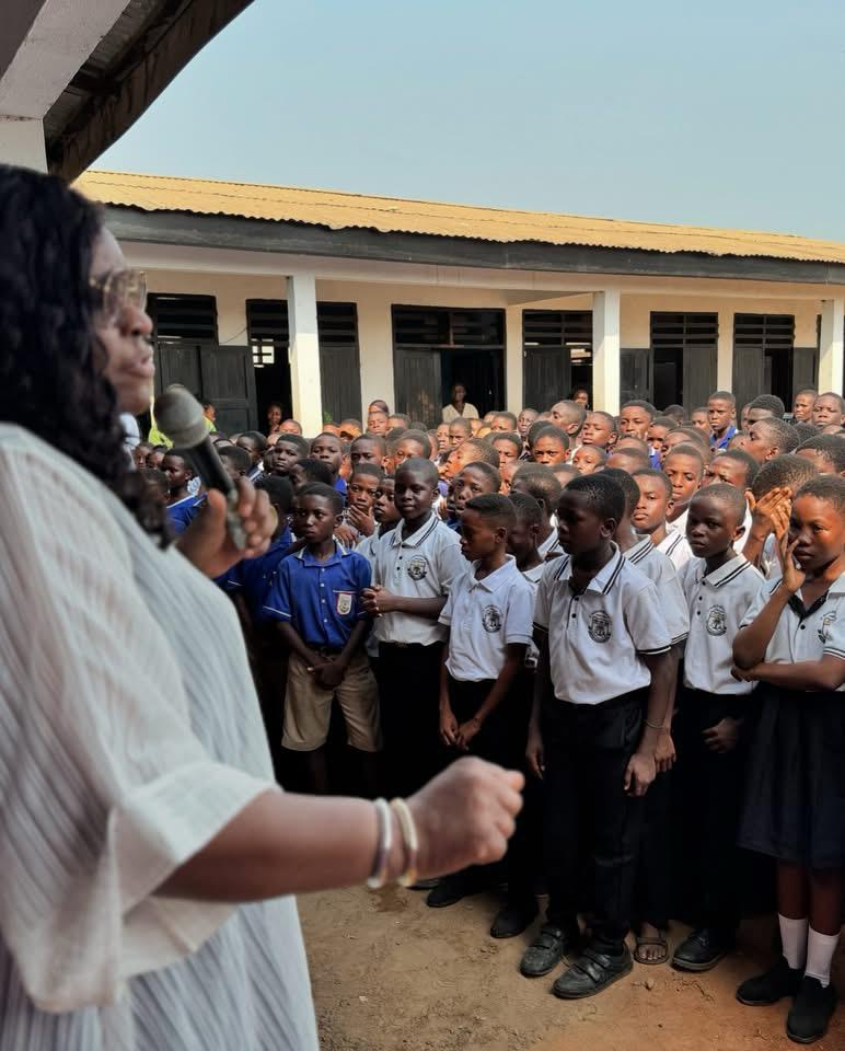 Dr. King at School gathering